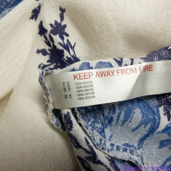 NEW Free People Get To You Printed Maxi Dress Ivory Blue, M - Picture 14 of 16